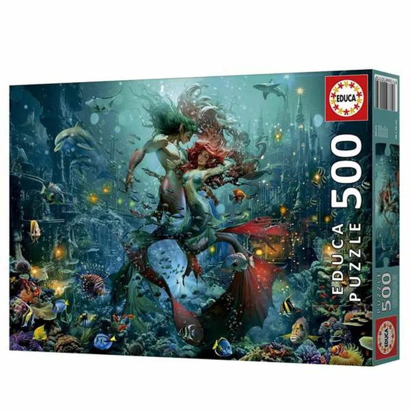 Educa - Puzzle de 500 Piezas para Adultos | Atlantis. Incluye Pegamento Fix Puzzle. Medidas: 48 x 34 cm. A Partir de 11 años (20175)