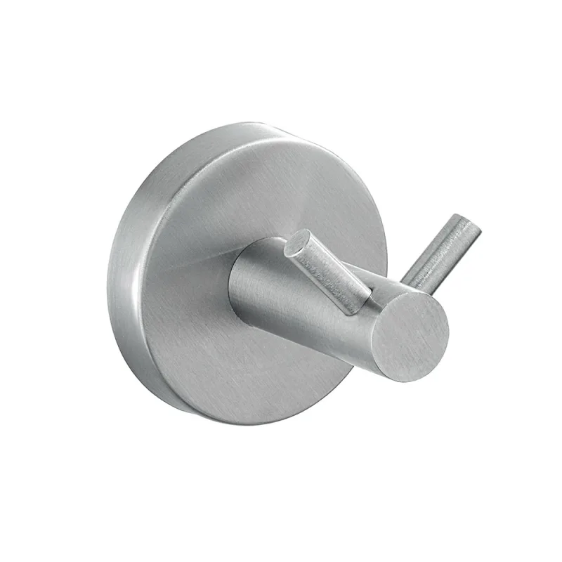 WENKO 19610100 Gancho toallero Montado en pared Plata