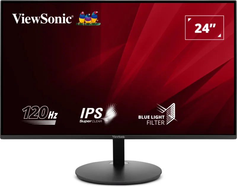 Viewsonic VA 24" Full HD Monitor w/Fast 1ms Response pantalla para PC 61 cm (24") 1920 x 1080 Pixeles LED