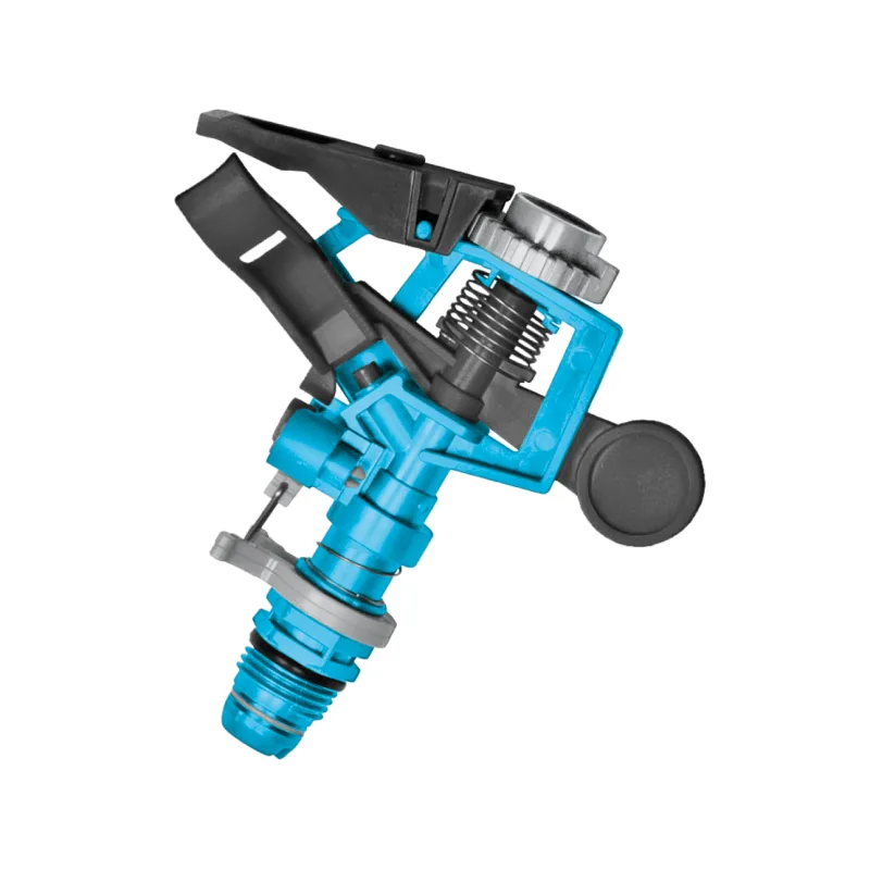 Cellfast Cabezal Aspersor Pulso Cellpro - Superficie de riego de 360 m² - Riego de jardín y césped