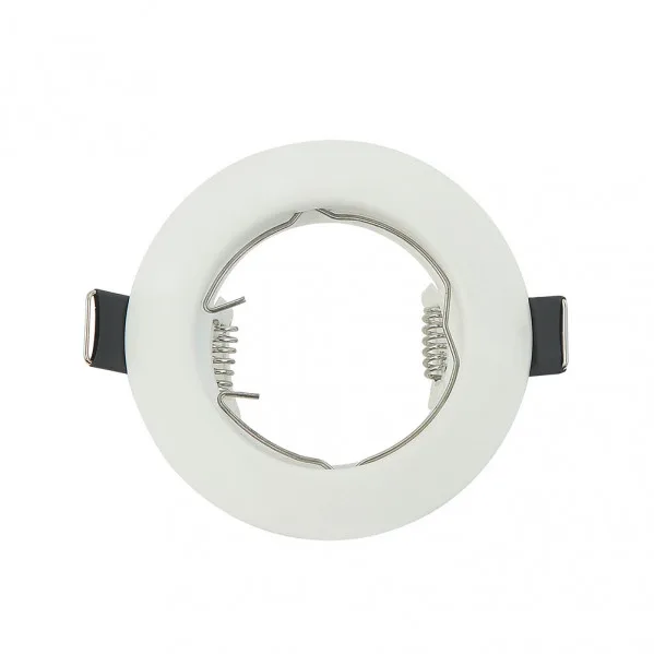 FAB 14428FR01 | Empotrable Magura 1xgu10 Redondo Blanco 2,5x8x8 Cm Corte 7 Portalamparas Incluido