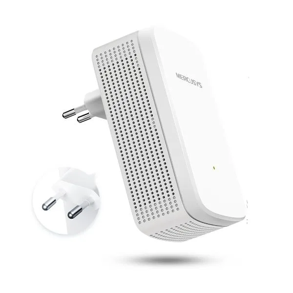 MERCUSYS ME20 - Repetidor WiFi AC750, Amplificador WiFi, Doble Banda 5GHz/2.4GHz, Puerto Ethernet, Modo Punto Acceso, Indicador Señal luz, Plug & Play, Compatible con todos Dispositivos WiFi