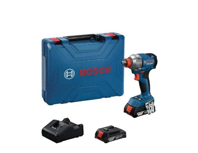 Bosch Professional 18V System atornillador de impacto a batería GDX 18V-285 (incl. 2 baterías GBA 18V 2.0Ah, cargador GAL 18V-20, maletín MPP)