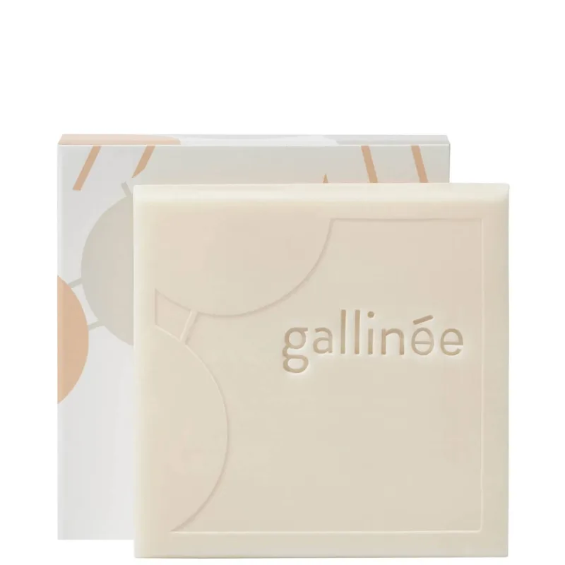 Gallinée Cleansing Bar - Pan limpiador orgánico sin jabón, hidratante y nutritivo para pieles normales y sensibles, dermatológicamente probado