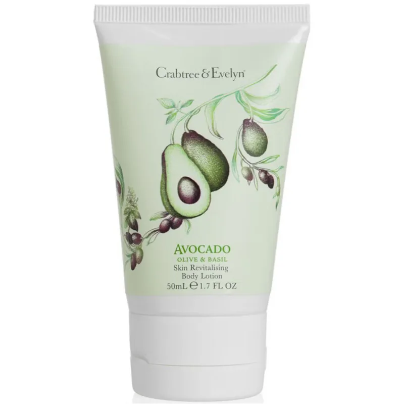 Crabtree & Evelyn aguacate, Oliva and basil Skin Revitalising bodylotion 50 ml