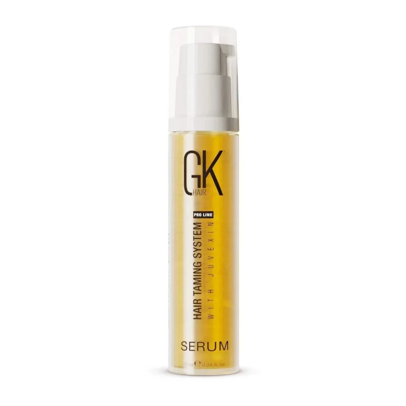 GK HAIR Global Keratin Aceite de argán suero capilar (10ml/0.34 Fl Oz) para reparar el cabello encrespado dañado proporcionar fuerza y brillo