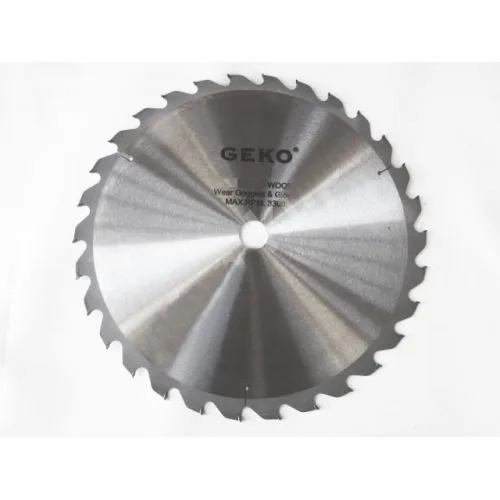 Geko G78050 Tct - Hoja de sierra circular con agujeros (200 x 32 x 24 T, 12 unidades)