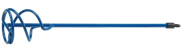 Vorel 09006 - Mezclador para morteros y pegamento, 410 mm de longitud, 8 cm de diámetro, ideal para grandes volúmenes de mezcla.