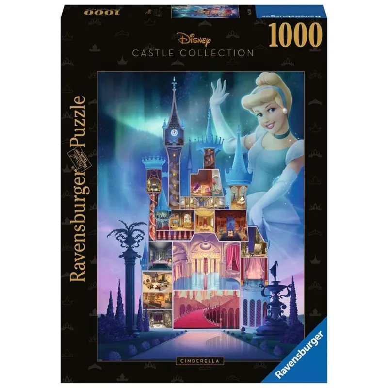 Ravensburger - Puzzle: Disney Cenicienta, 1000 piezas, Puzzles para Adultos, Rompecabezas para Adultos, Regalos a Partir de 14 Años, 70x50cm