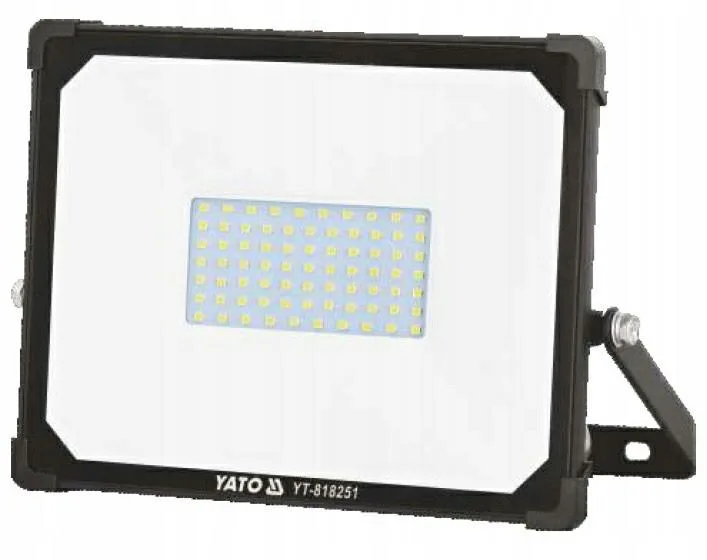 YATO, modelo YT-818251, Luz de trabajo LED 50W, color negro, ideal para iluminación eficiente en entornos de trabajo, resistente y de bajo consumo para exteriores y más.