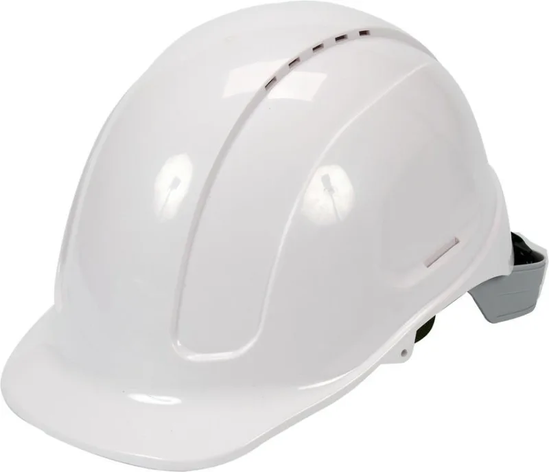 YATO, modelo YT-73972, Protección para la cabeza ABS, color Blanco, ideal para seguridad en trabajos industriales y construcción, casco de alta calidad y visibilidad.