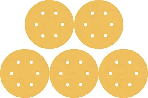 Bosch Professional 50 x Lijas Expert C470 con 6 agujeros, para Madera dura, Pintura sobre madera, 150 mm, Grano 100, Accesorios Lijadora excéntrica