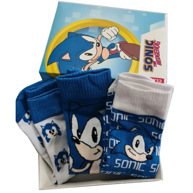 SONIC Pack 3 Calcetines Adulto