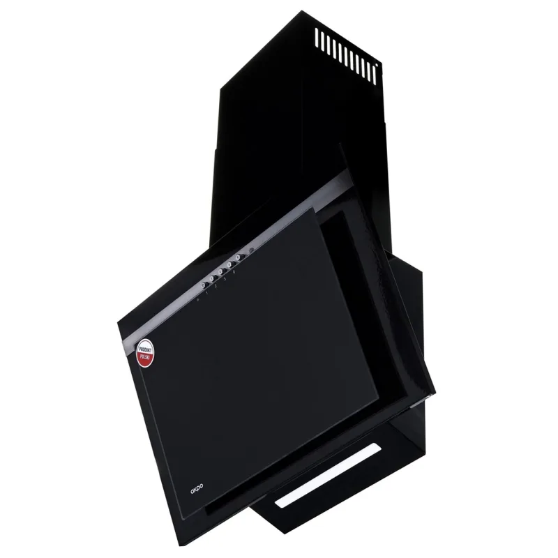 Okap akpo wk-4 nero line 2.0 60 czarny t300 liniowy led/siłownik