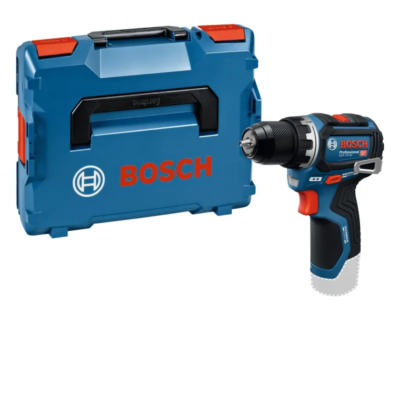 Taladro/atornillador a batería GSR 12V-32 con Bosch Professional 12V System (KickBack Control óptimo, motor Brushless sin escobillas, L-BOXX 102)