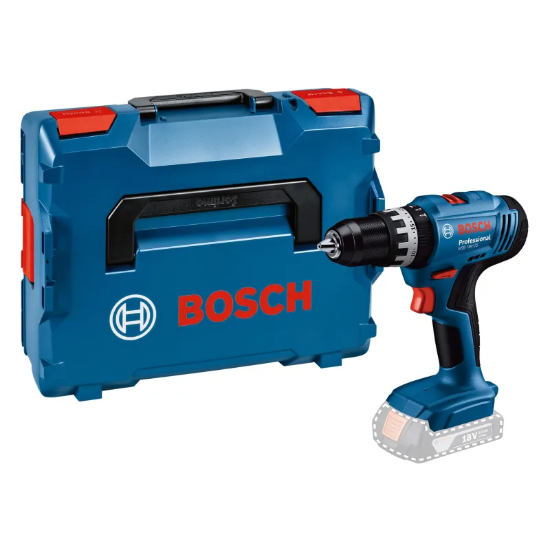 Bosch Professional 18V System Taladro Percutor a Batería GSB 18V-25 (Ø máx. del tornillo 10 mm, incl. L-BOXX)