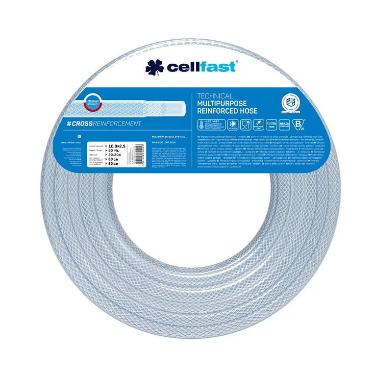 Cellfast TECHNISCHER - Manguera técnica (10 x 2,5 mm, 50 m), Color Azul