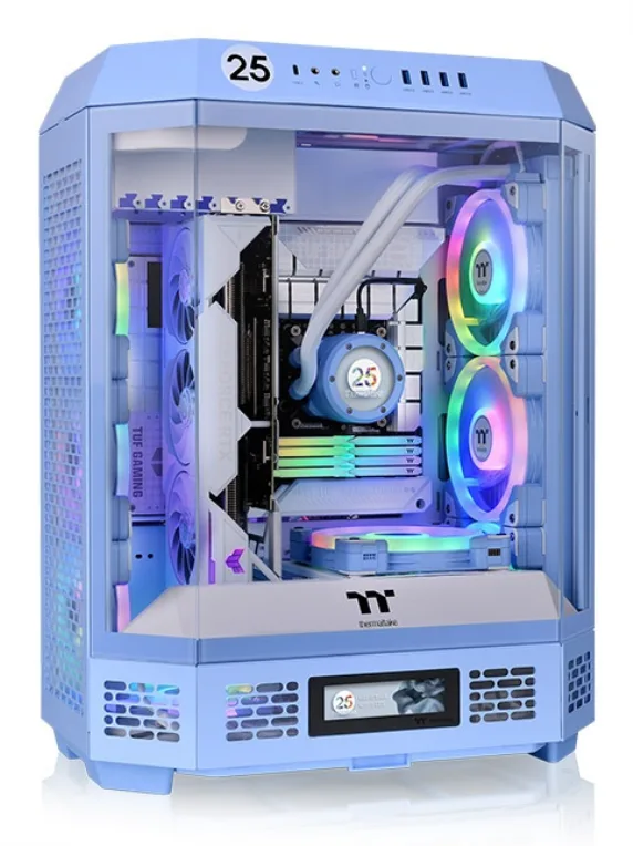 Thermaltake The Tower 600 Hydrangea Blue Midi Tower Azul