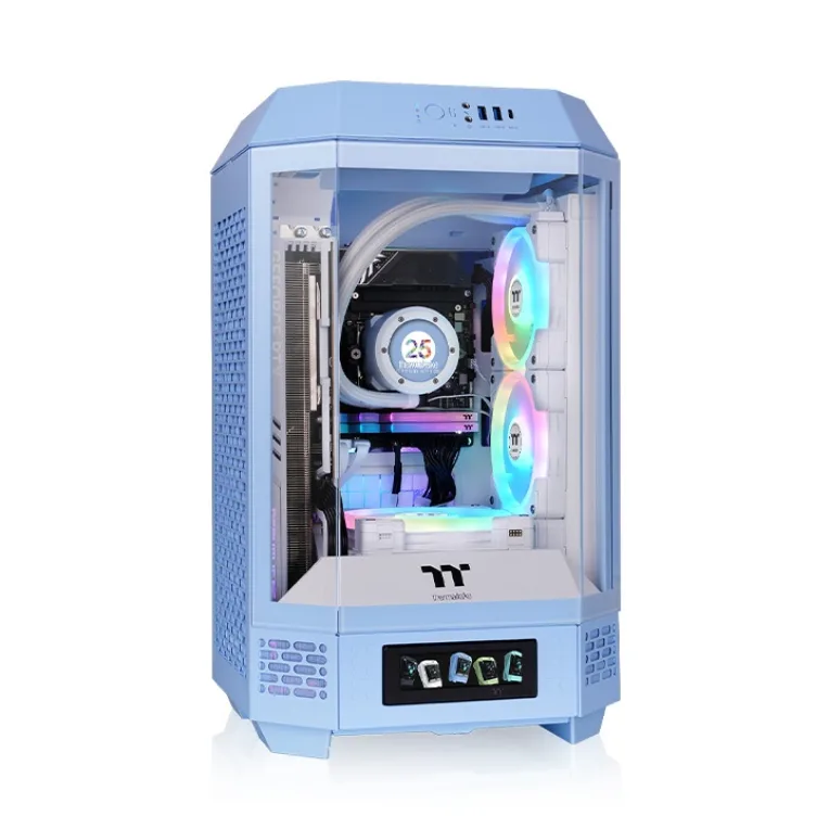 Thermaltake The Tower 250 Hydrangea Blue Mini Tower Azul