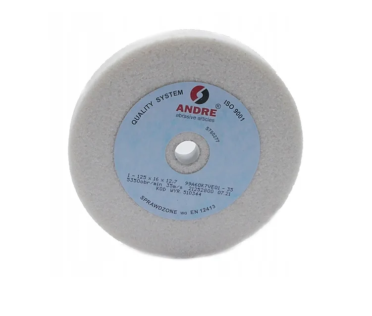Andre ściernica płaska 125mm x 16mm x 12,7mm 99a60k7ve01-35 biała "typ 1"