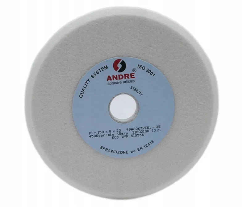 Andre ściernica profilowana 150mm x 8mm x 20mm 99a60k7ve01-35 biała "typ 1c"