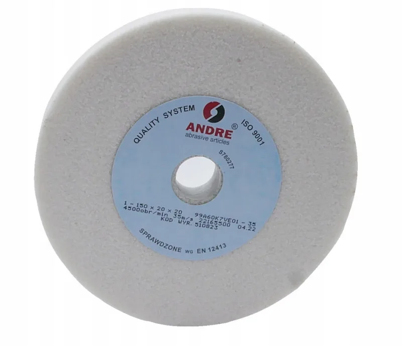 Andre ściernica płaska 150mm x 20mm x 20mm 99a60k7ve01-35 biała "typ 1"