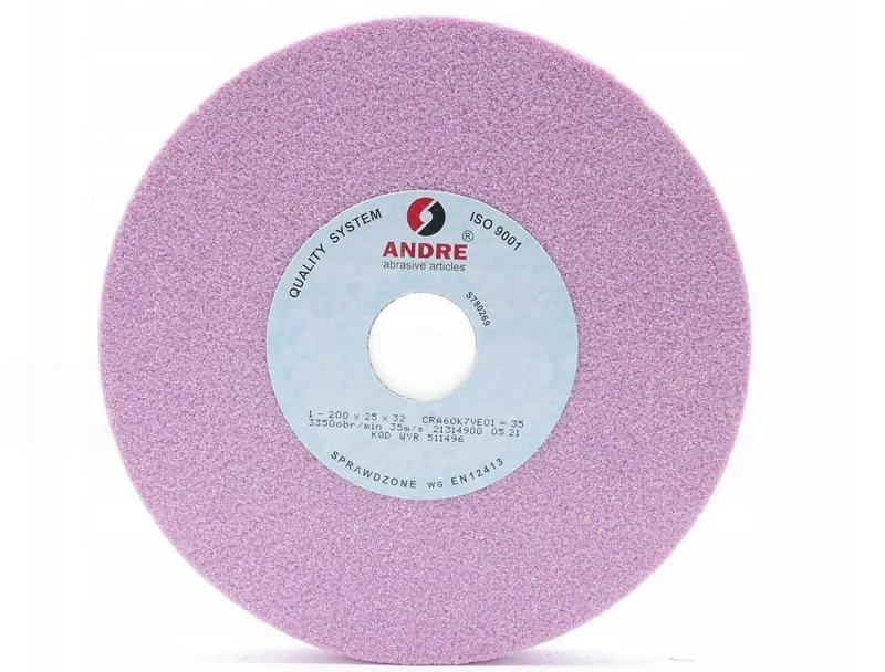 Andre ściernica płaska 200mm x 25mm x 32mm cra60k7ve01-35 różowa "typ 1"