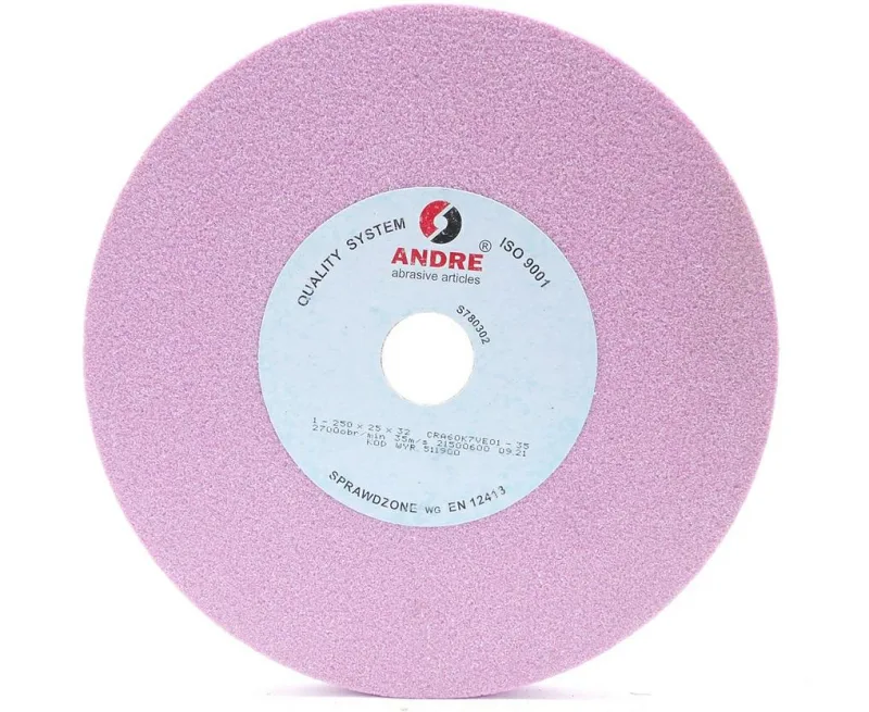 Andre ściernica płaska 250mm x 25mm x 32mm cra60k7ve01-35 różowa "typ 1"