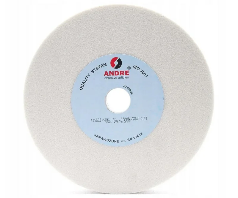 Andre ściernica płaska 250mm x 32mm x 32mm 99a60k7ve01-35 biała "typ 1"