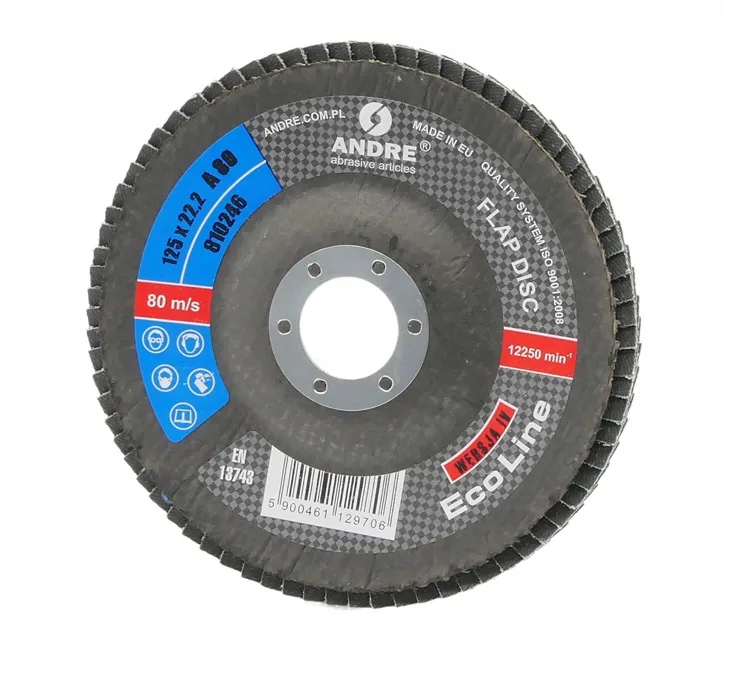 Andre ściernica listkowa 125mm p80 eco line wersja iv