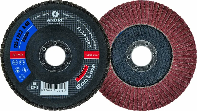 Andre ściernica listkowa 125mm p60 eco line wersja ii