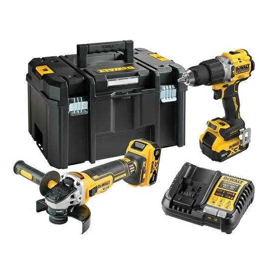 Dewalt zestaw combo 18v dck2026p2t (dcd805+dcg405) 2x5,0ah