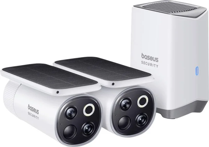 Baseus Security S1 Pro Outdoor Dual Camera 3K Kit white EU