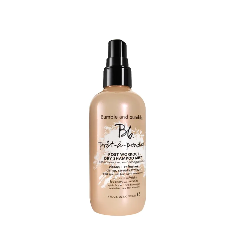 Bumble and bumble Prêt A Powder Secador de Cabello en Polvo Post Entrenamiento 120 ml, Aroma Fresco, Tipo de Cabello Todos, Formato de Producto Spray