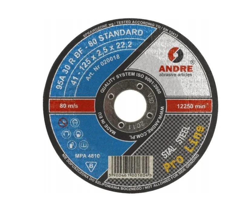 Andre tarcza do metalu 125 x 2,5mm metal pro line 95a30rbf