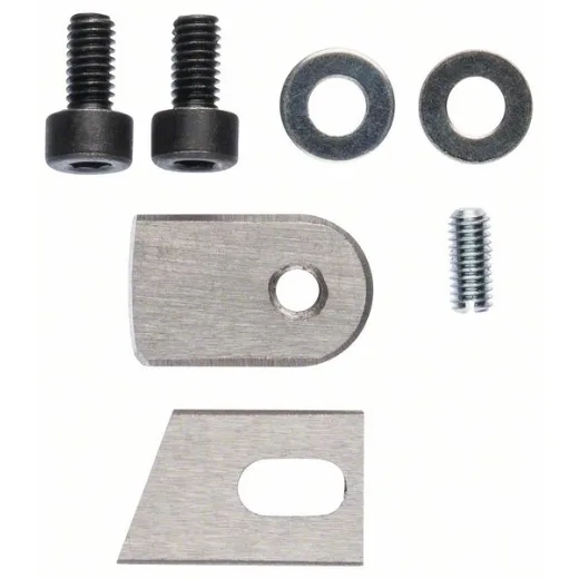 Set de hojas de cizalla de 5 unidades para cizallas universales GSC 1.6, láminas metálicas