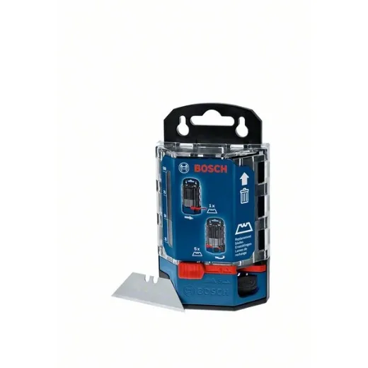 Bosch Professional dispensador de 50 cuchillas de repuesto (compatible con cuchillos de cuchillas trapezoidales de Bosch Professional)