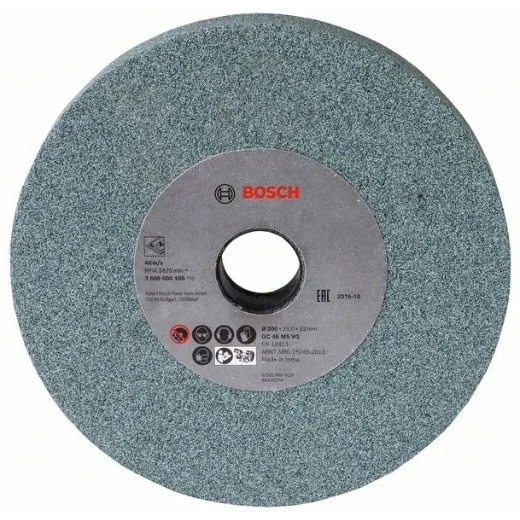 Bosch 2 608 600 106 - Disco de amolar para esmeriladoras dobles - 200 mm, 32 mm, 46 (pack de 1)