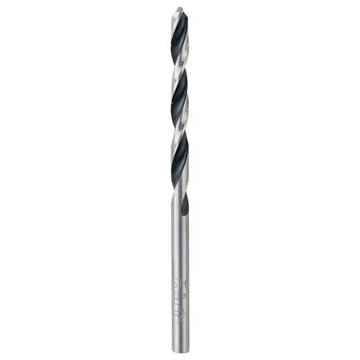 Bosch Professional 10 brocas helicoidales HSS PointTeQ (para metal, 4 x 43 x 75 mm, accesorio de taladro), Diámetro 4 mm