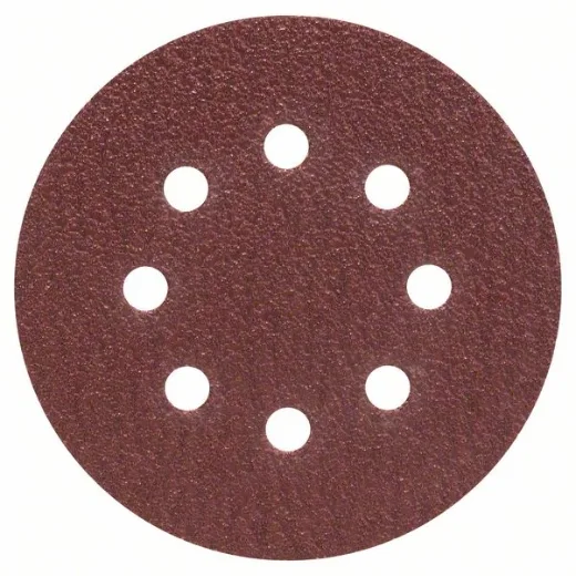 Bosch 2607019491 - Paquete de 25 lijas para lijadoras excéntricas(diámetro de 125 mm, grano 40)