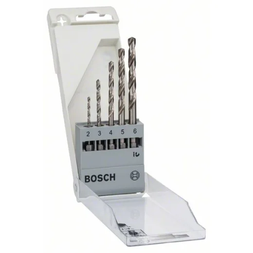 Set de brocas helicoidales PRO Metal HSS-G Hex, 5 uds.