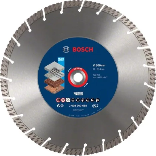 Disco de diamante EXPERT MultiMaterial de 300 x 20/25,40 x 3 x 15 mm