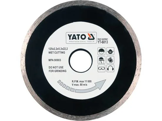 Yato YT-6013 accesorio para amoladora angular Corte del disco