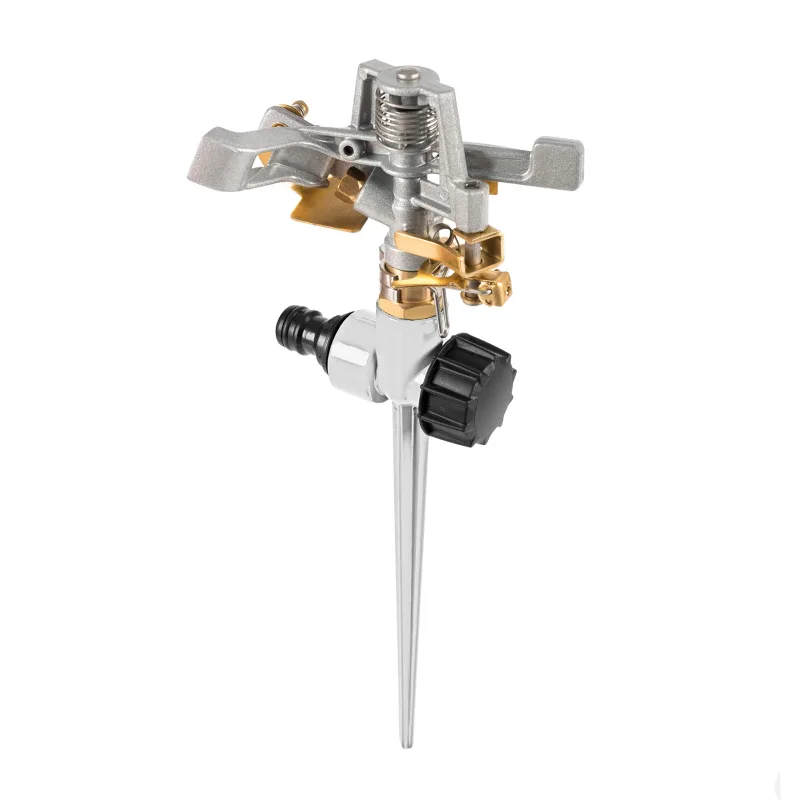 Cellfast Aspersor Impulso Aspersor De Césped para Césped Flores Plantas Regulación De Niveles Basic