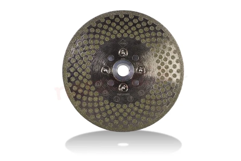 Rubí 31965 Disco ECD, Desbaste Fino 2 En 1, Súper Pro, 125 mm