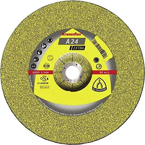 Klingspor tarcza do szlifowania metalu 125mm x 6,0mm x 22,2mm a24 extra