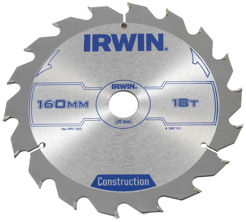 Irwin - Disco sierra circular 160mm/18t