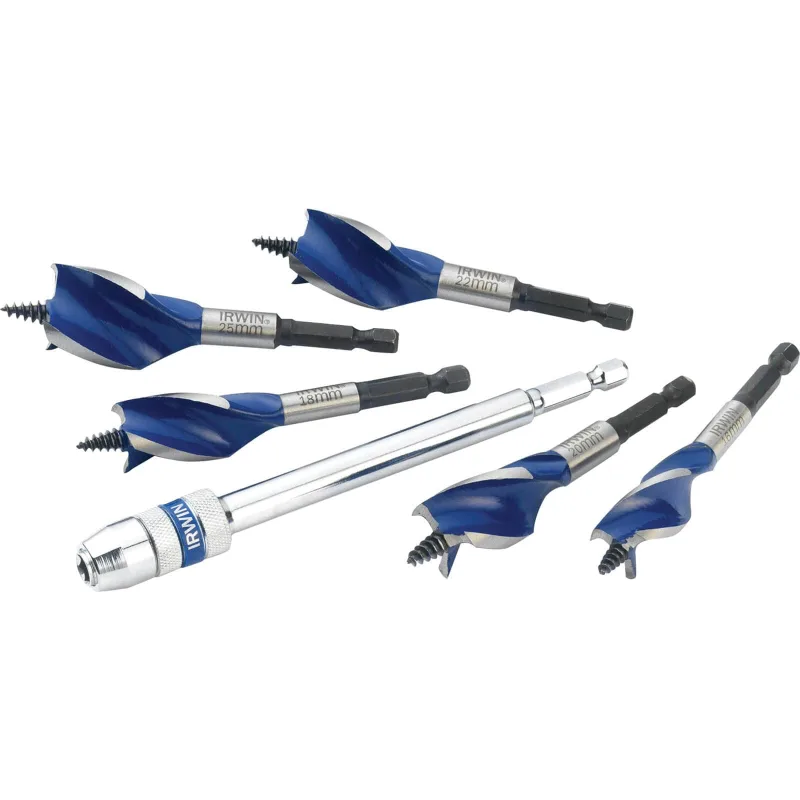 Irwin wiertło do drewna komplet 5szt.blue groove 6x 16, 18, 20, 22, 25 mm