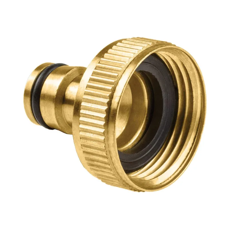 Cellfast Conector roscado hembra de latón BRASS, conexión rápida de latón G1", 33,3mm, 52-855