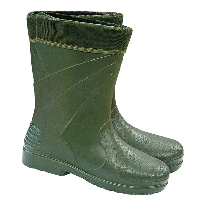 Botas térmicas para mujer de EVA hasta -30 °C, forradas ligeras, botas de pesca, verde, 40 EU